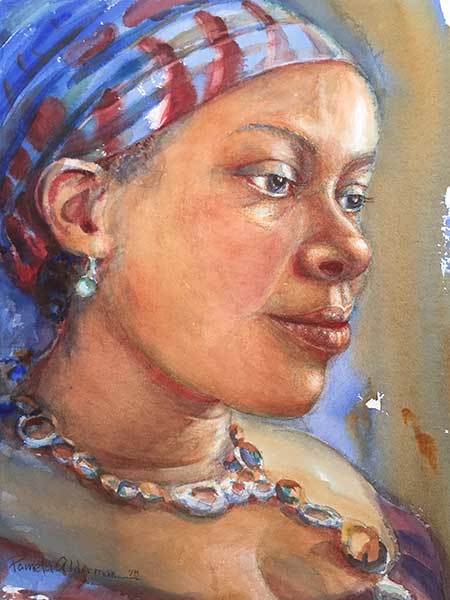 Faith - part of the Courage Ablaze watercolor painting series