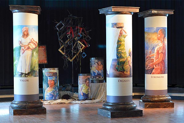 Courage Ablaze exhibit