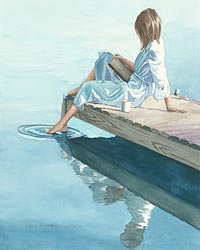 Stillness &ndash; Watercolor painting