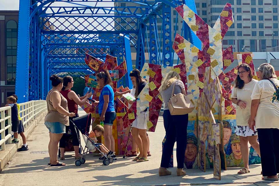 Yellow Ribbon on the Bridge